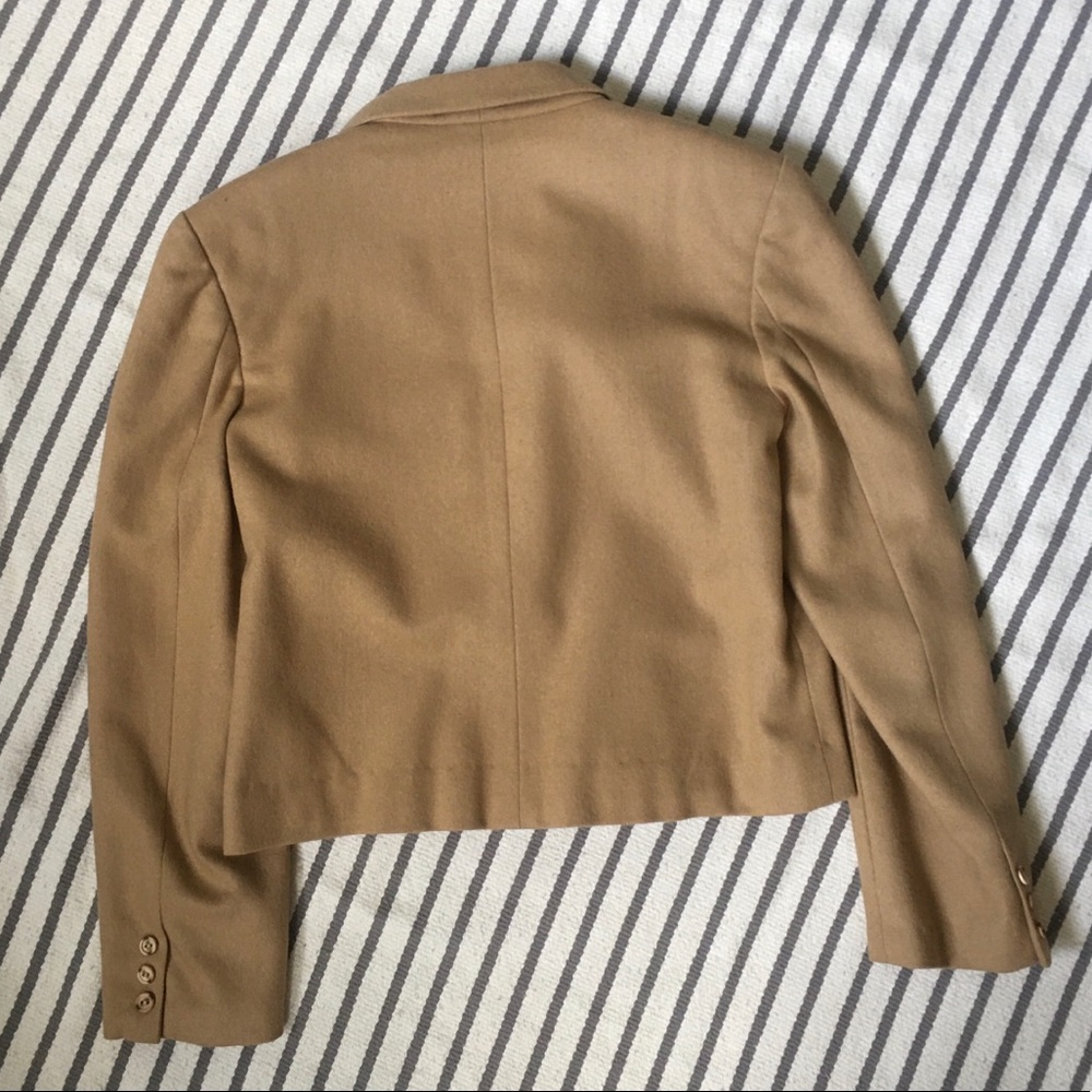 Cropped Pendleton Blazer - Picture 2 of 3